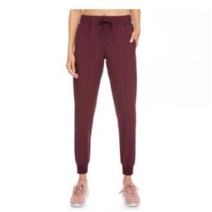 Burgundy joggers